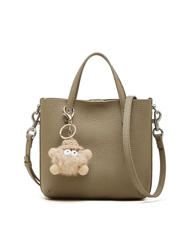Cartera Musgo de cuero vacuno de primera flor