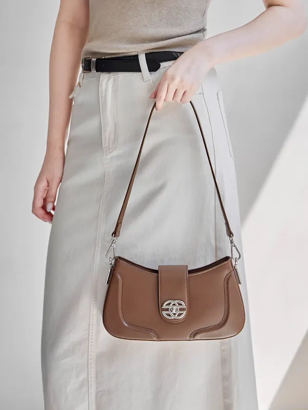 Cartera Medalla de cuero vacuno