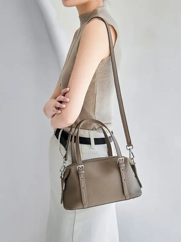 Cartera Bruma de cuero vacuno