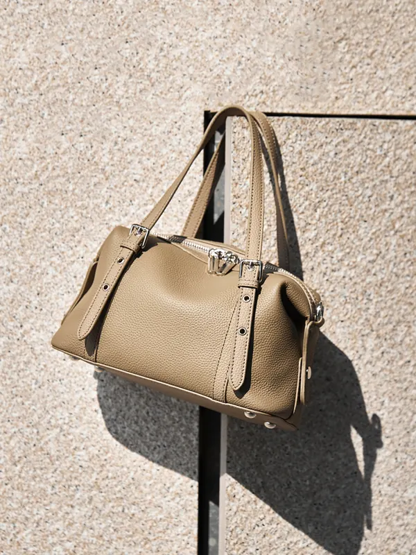 Cartera Bruma de cuero vacuno