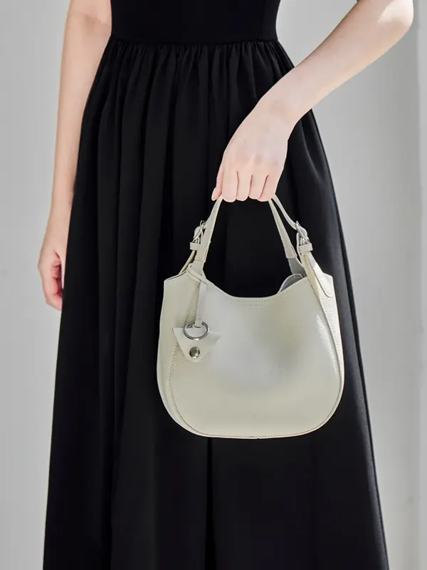 Cartera Ola de cuero vacuno de primera flor