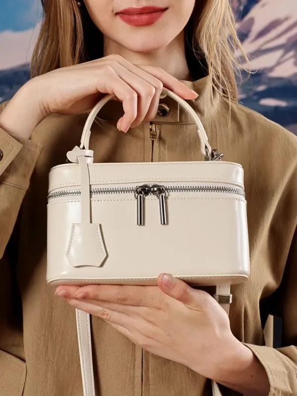 Cartera Joyero de cuero vacuno