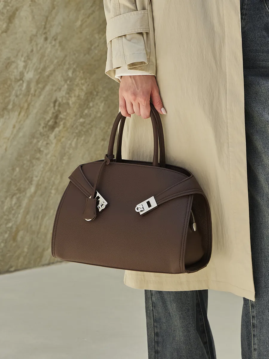 Cartera Gala de cuero vacuno, color negro