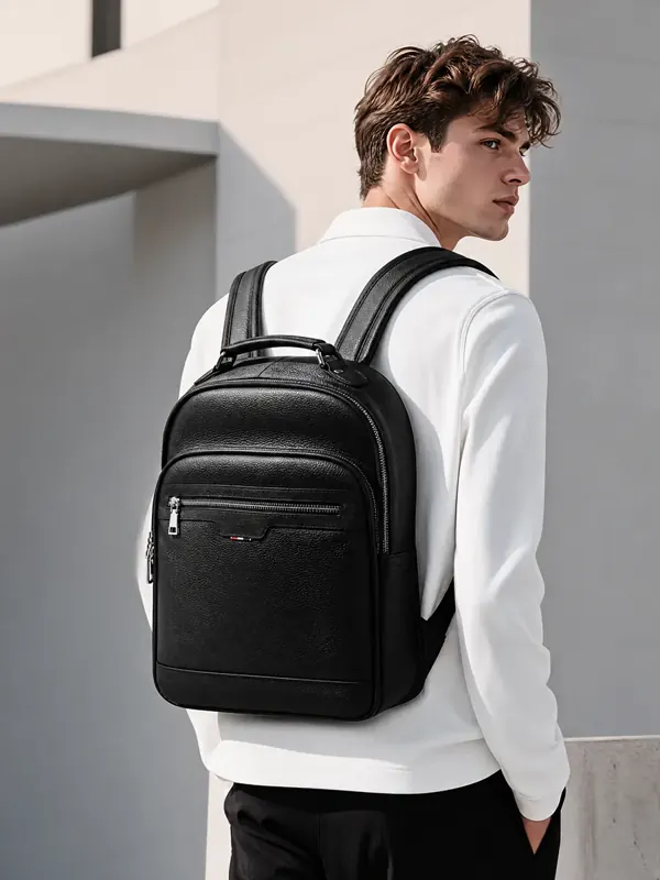 Cartera Ruta de cuero vacuno